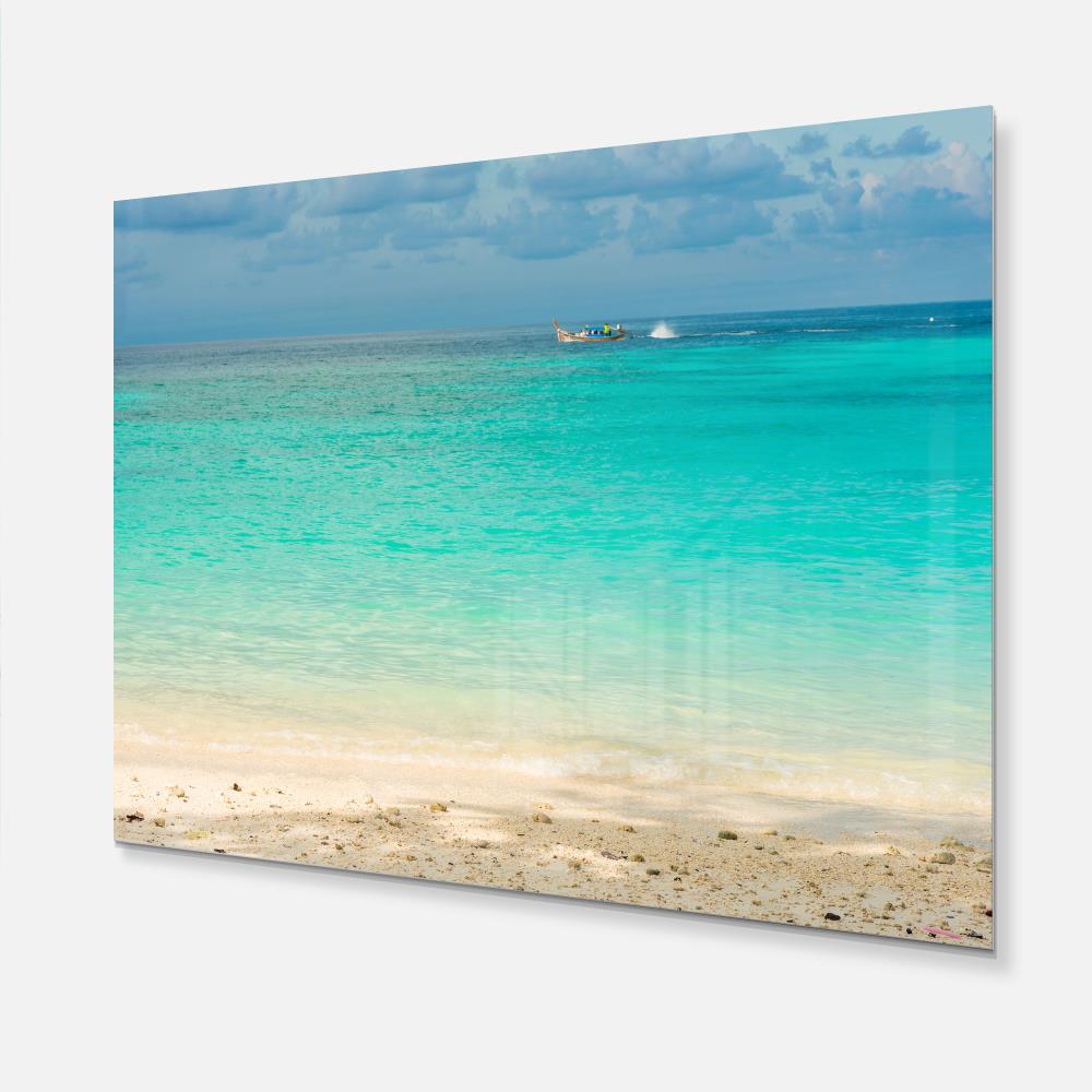 Designart 30-in H x 40-in W Coastal Metal Print at Lowes.com