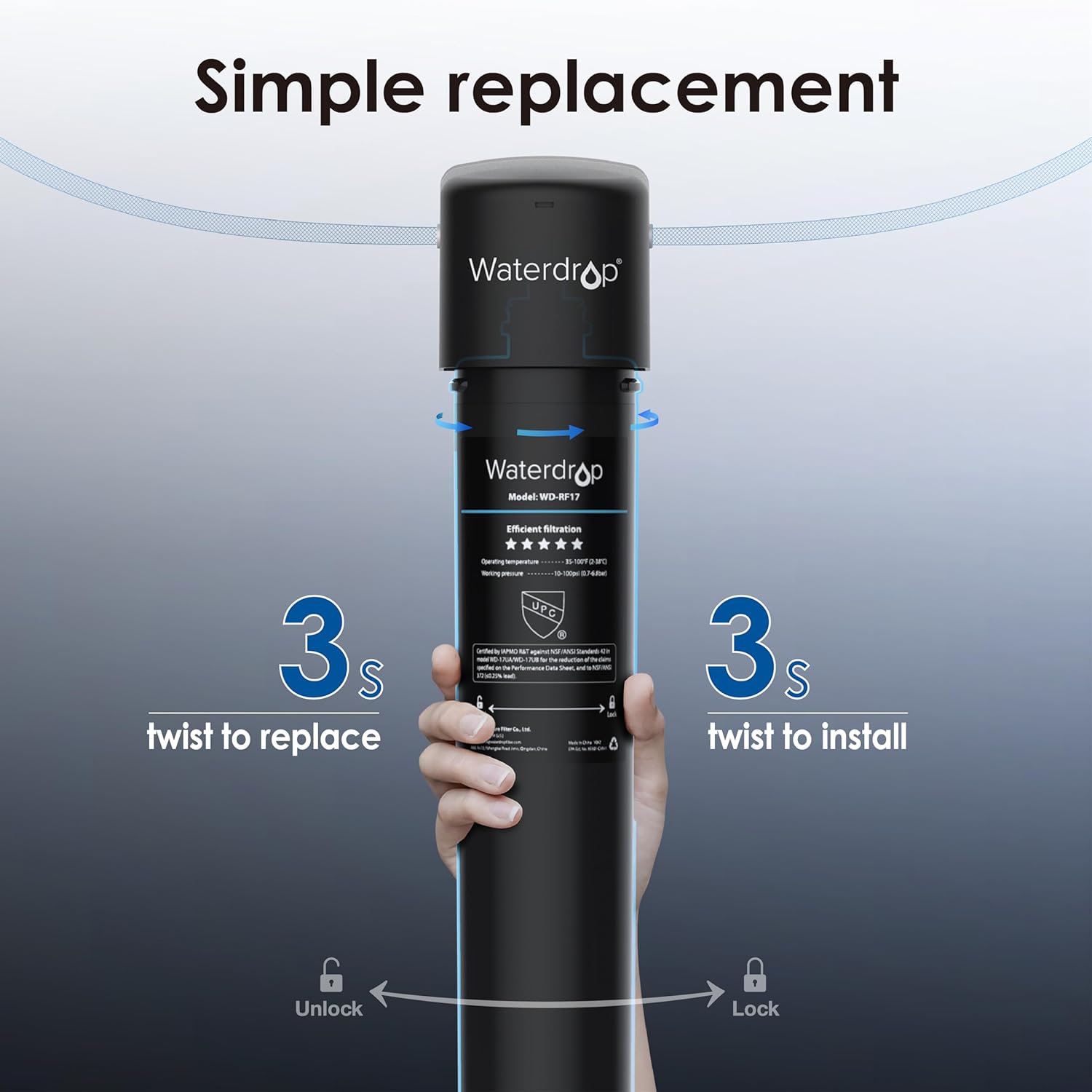 Waterdrop B-WD-15UB-RFSET Under-Sink-Filtration-Systems - View #4