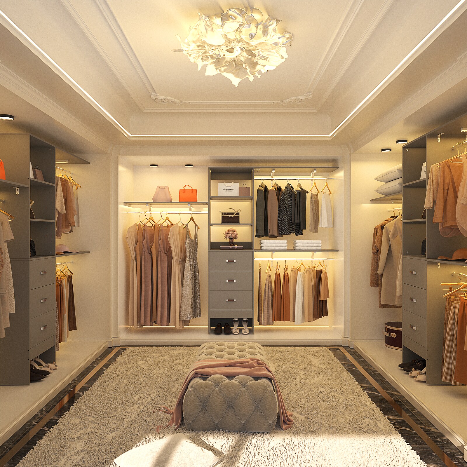 Aheaplus YGJCBJZ-G Wood-Closet-Kits - View #8