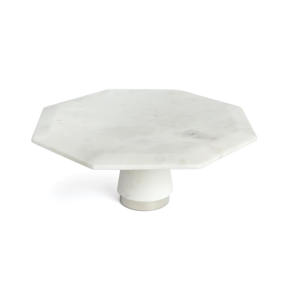 Marble cake stand - White/Marble - Home All