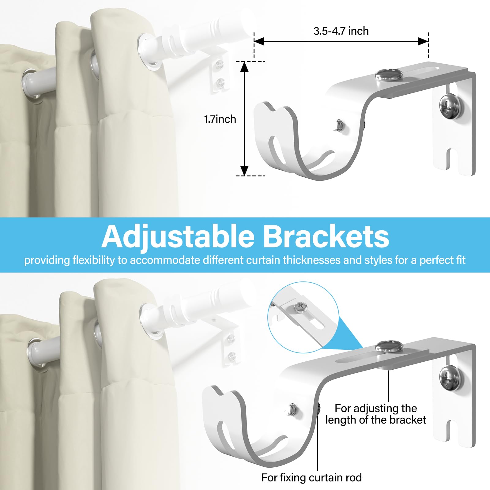 AKSCYZM LAK0819K1099 Curtain-Rods - View #7