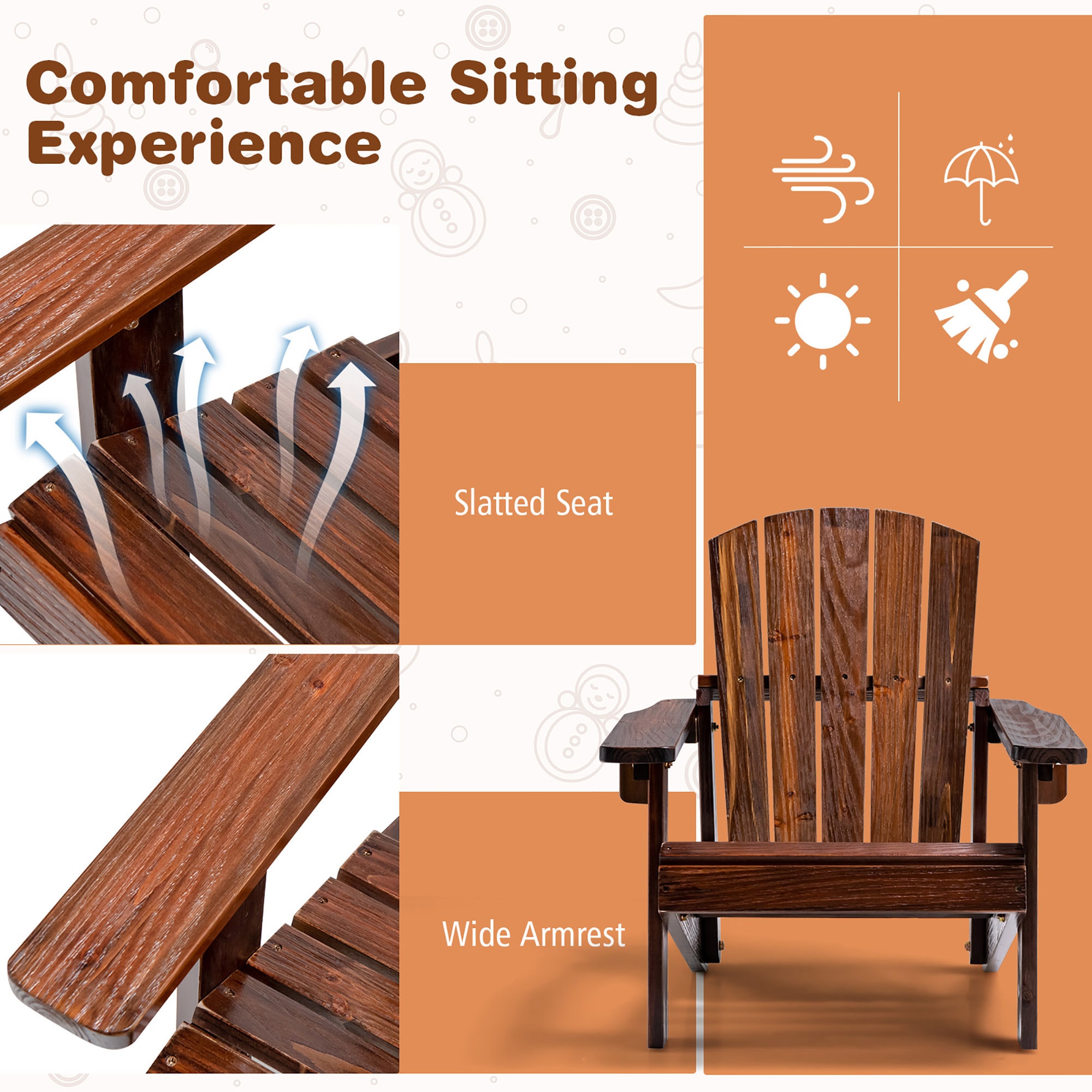 Costway NP11087CF Patio-Chairs - View #4