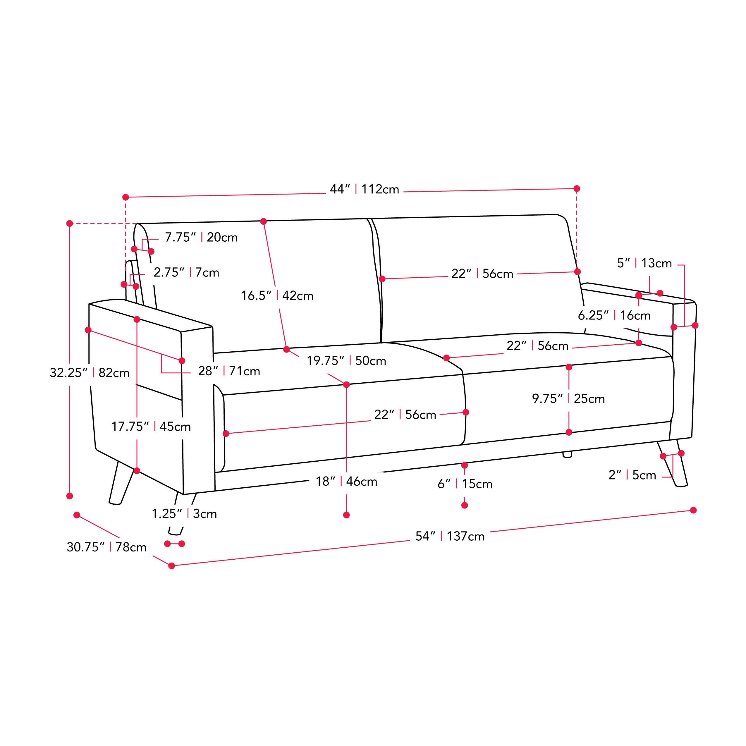 CorLiving LGA-552-L Sofas-Loveseats - View #8