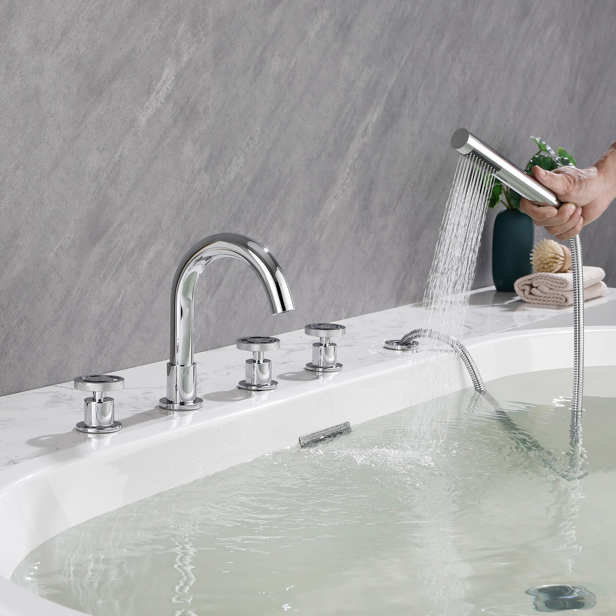 WELLFOR WA9013NS Roman-Tub-Faucets - View #12