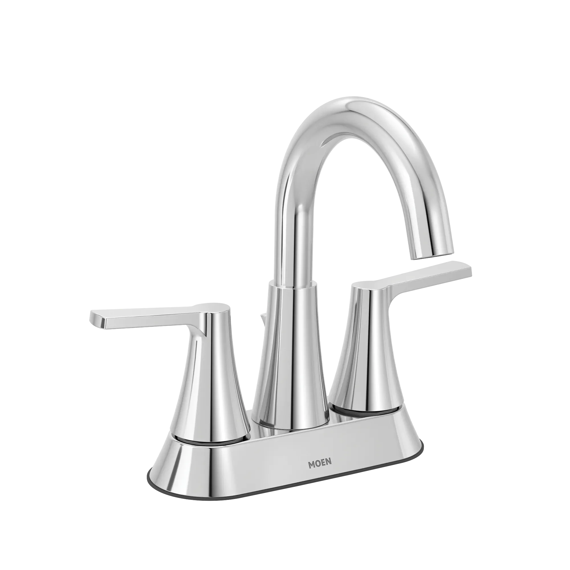 Moen Jase Two-Handle Centerset Bathroom Sink Faucet in Chrome at