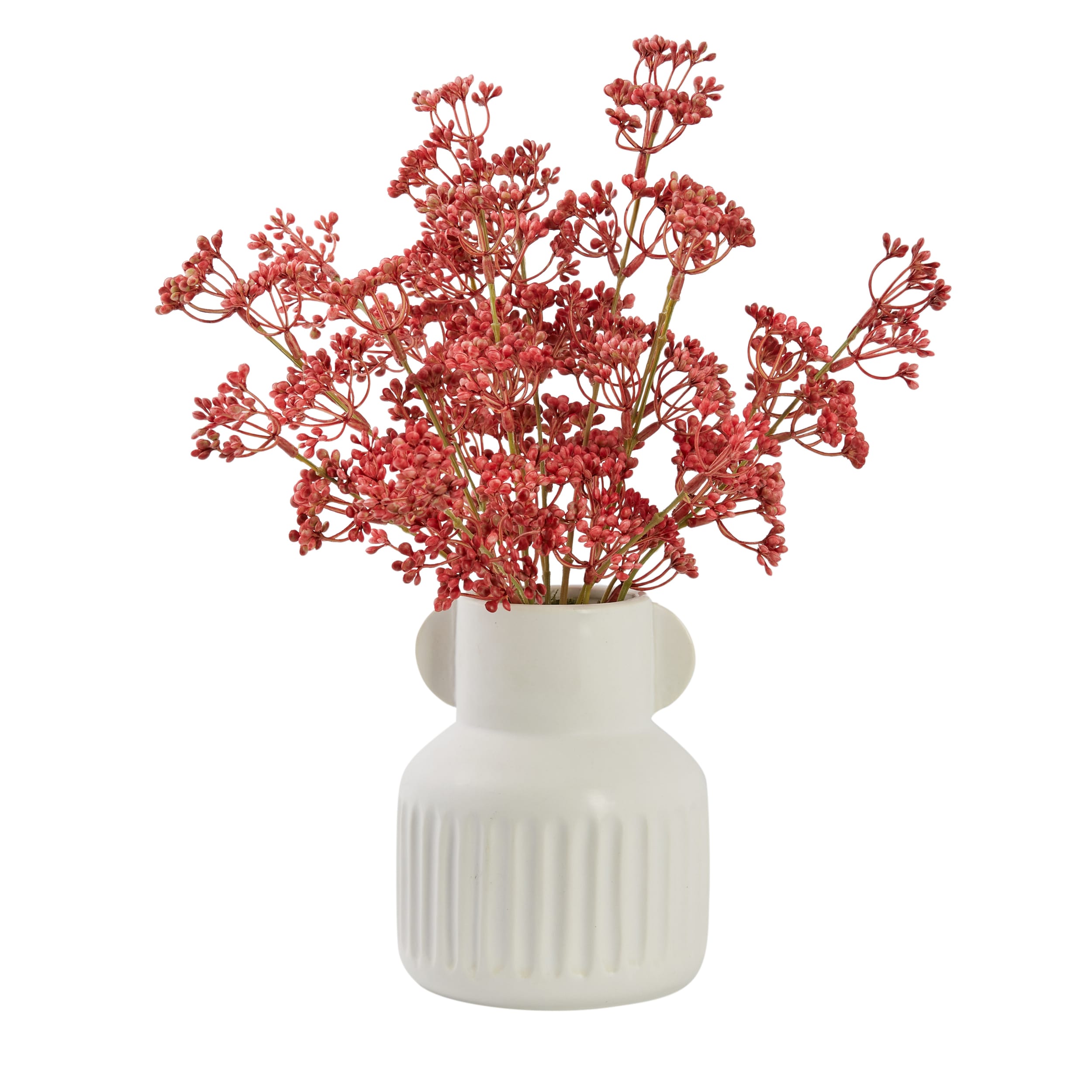 allen + roth 22LOW020 15-in Red Indoor Desktop Fruit Artificial plant