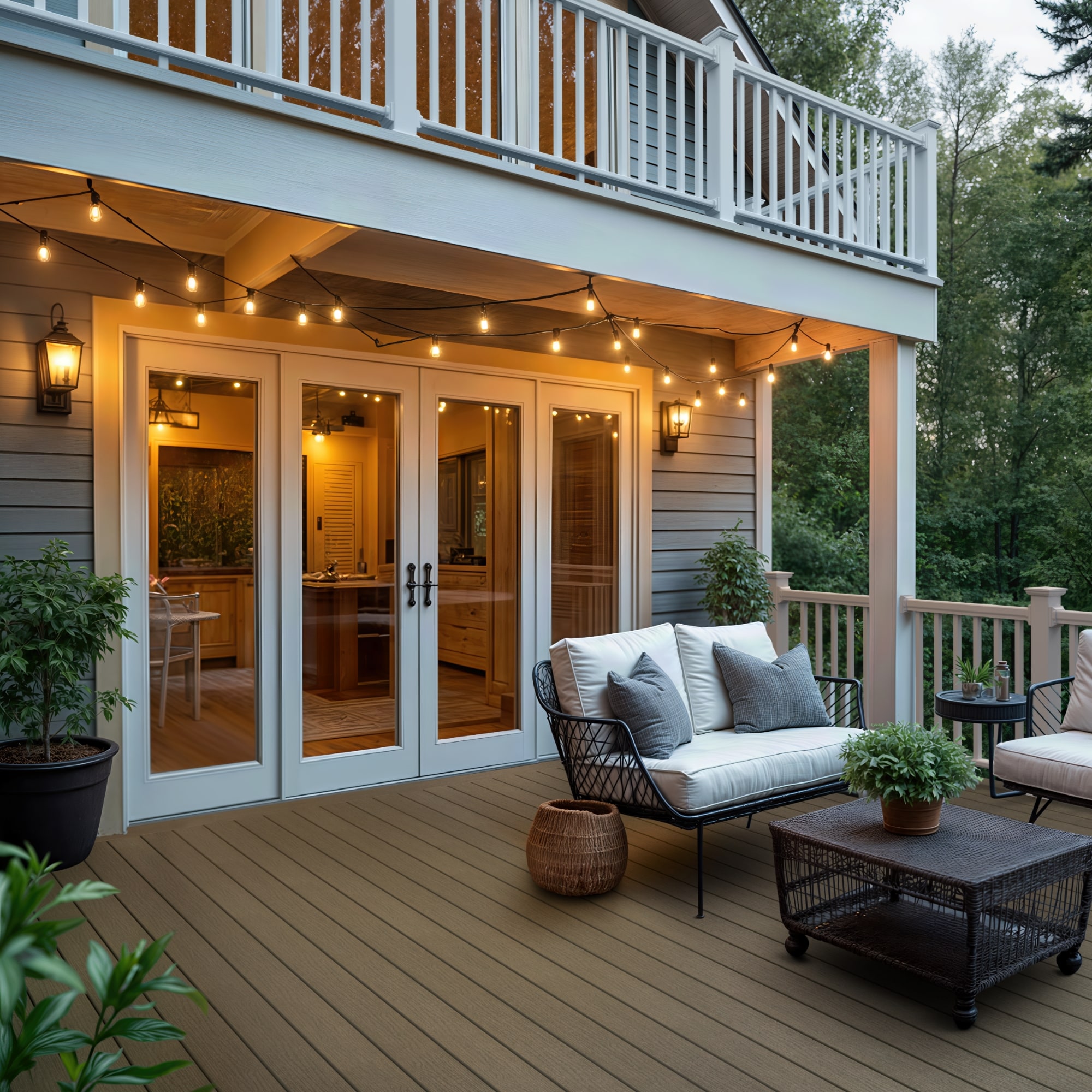 Deckorators Vista 1-in x 6-in x 16-ft Ironwood Solid Edge Composite Deck Board