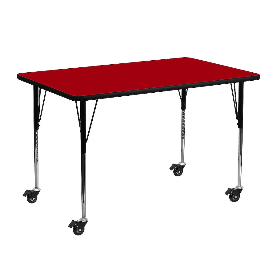 Flash Furniture Red Rectangular Kid's Play Table Flash Furniture Red Rectangular Kid's Play Table