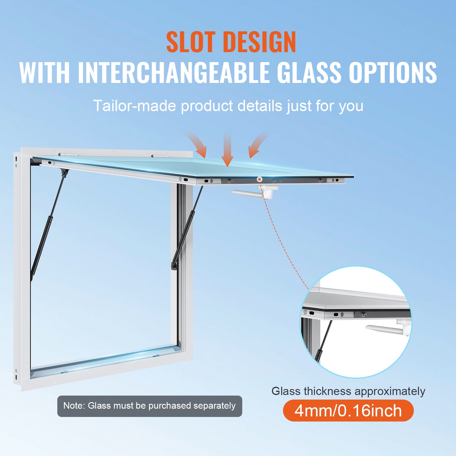VEVOR SCFWCK36X36I03120V0 Awning-Windows - View #3