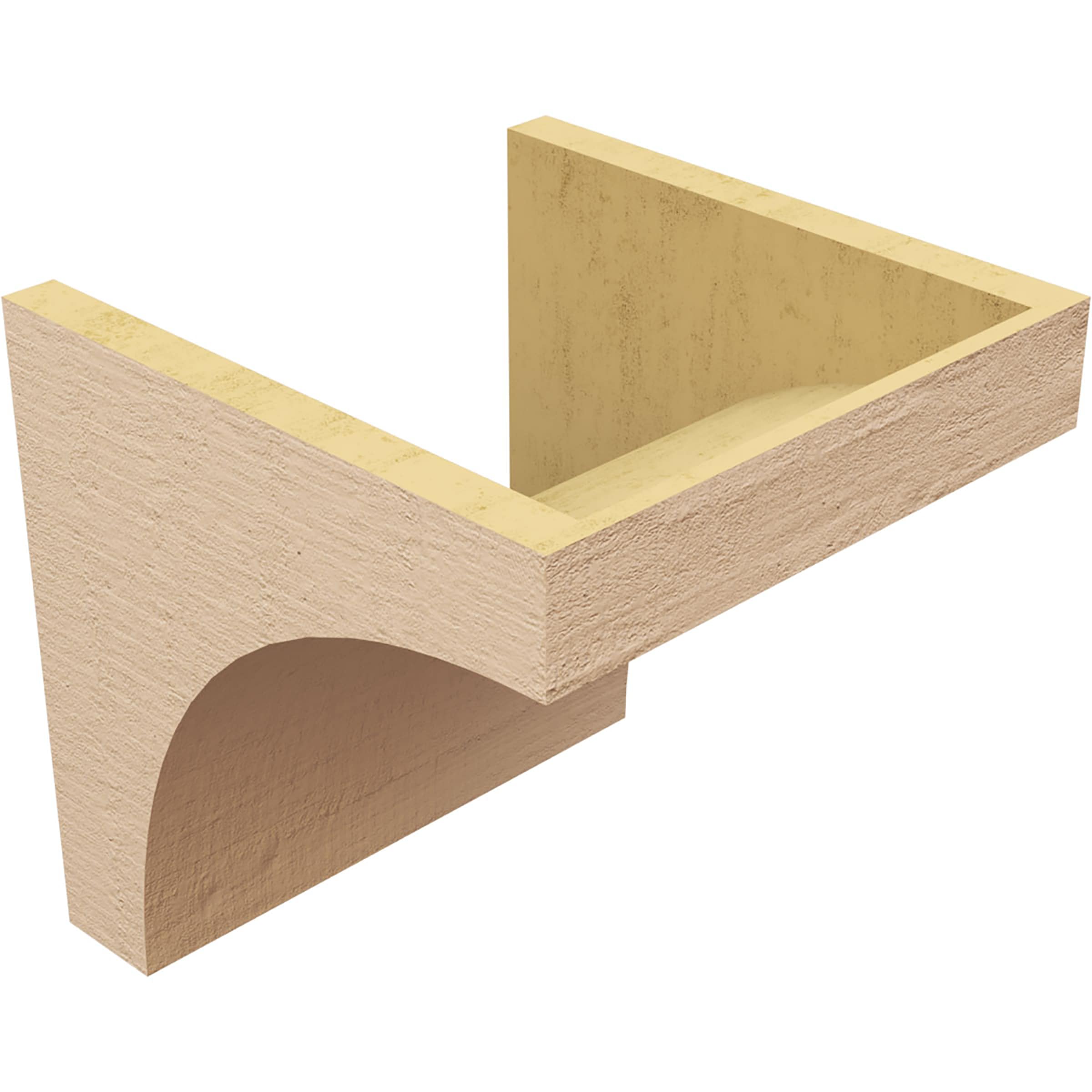 Ekena Millwork CORU12X12X12HUNRCPR corbels - View #5