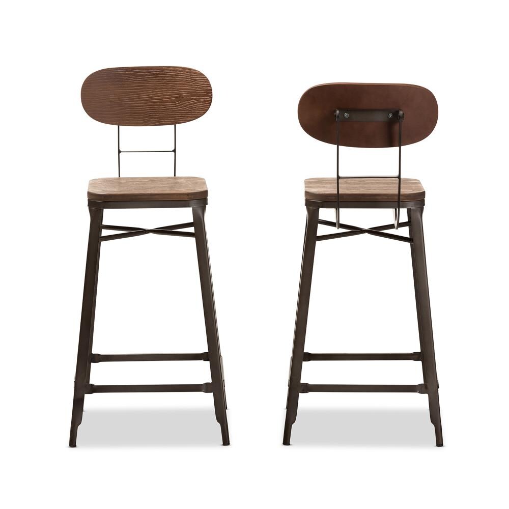 Baxton Studio 150-2PC-9125-LW stools - View #2