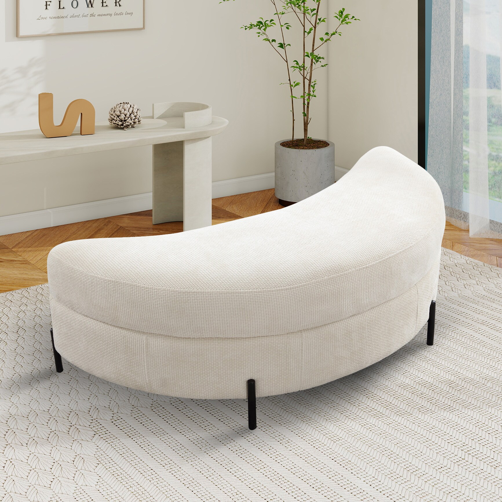 Hrinhom HC-W4004-BEIGE Indoor-Ottomans - View #2