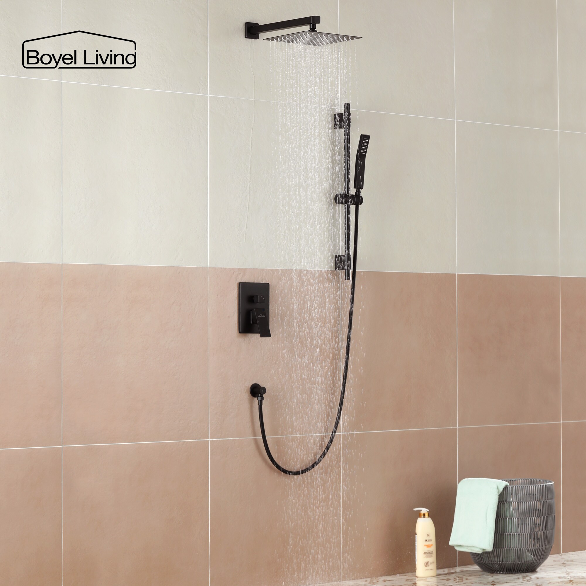 Clihome MS-A3808-10MB Showerhead-Bar-Panels - View #4
