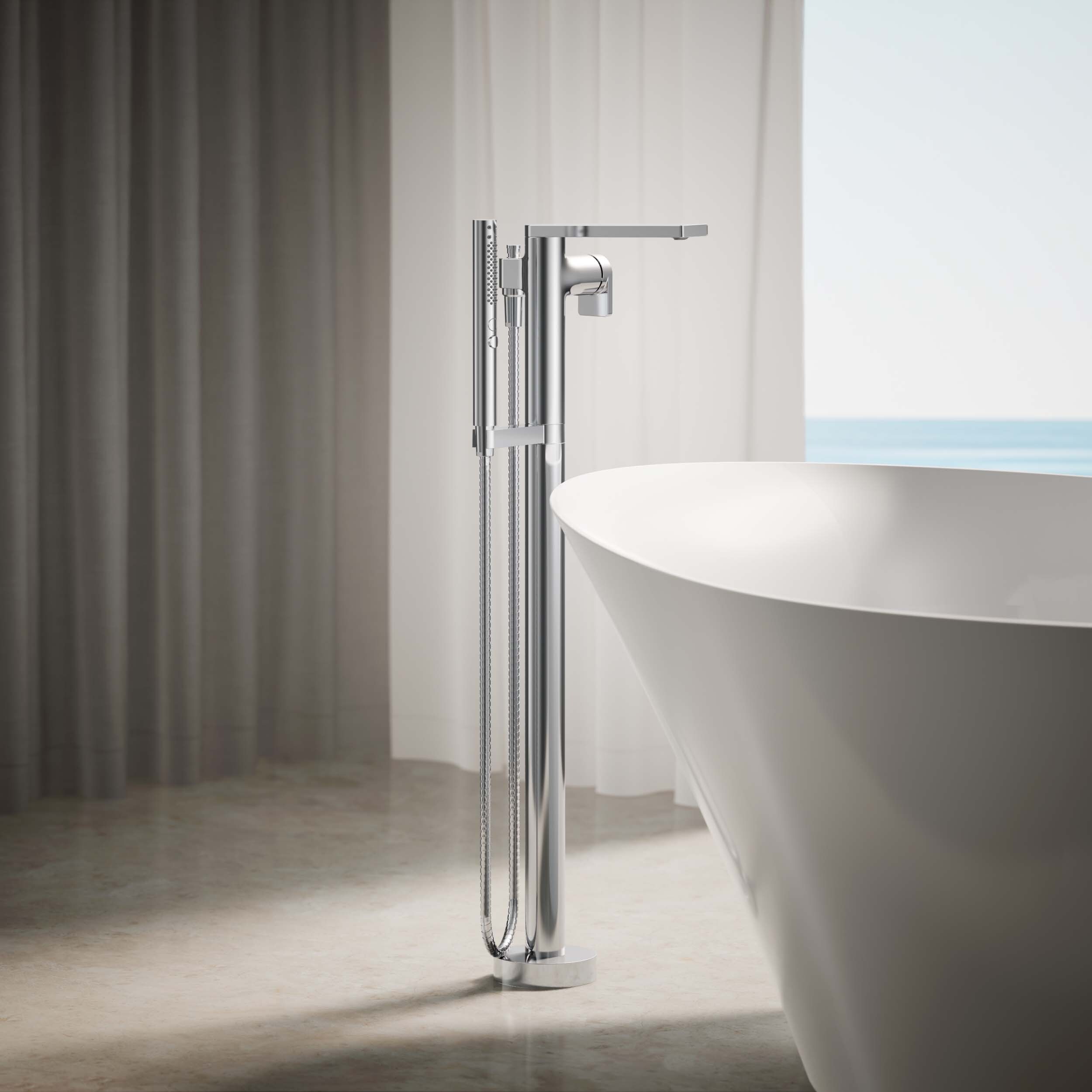 KOHLER T73087-4-CP Roman-Tub-Faucets - View #2