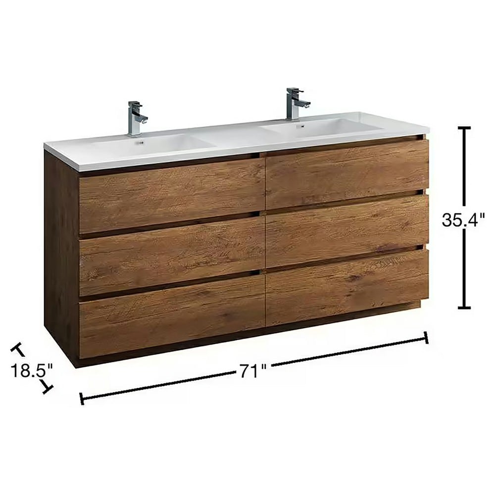 Fresca FCB93-3636RW-D-I Bath-Vanity-Combo - View #11