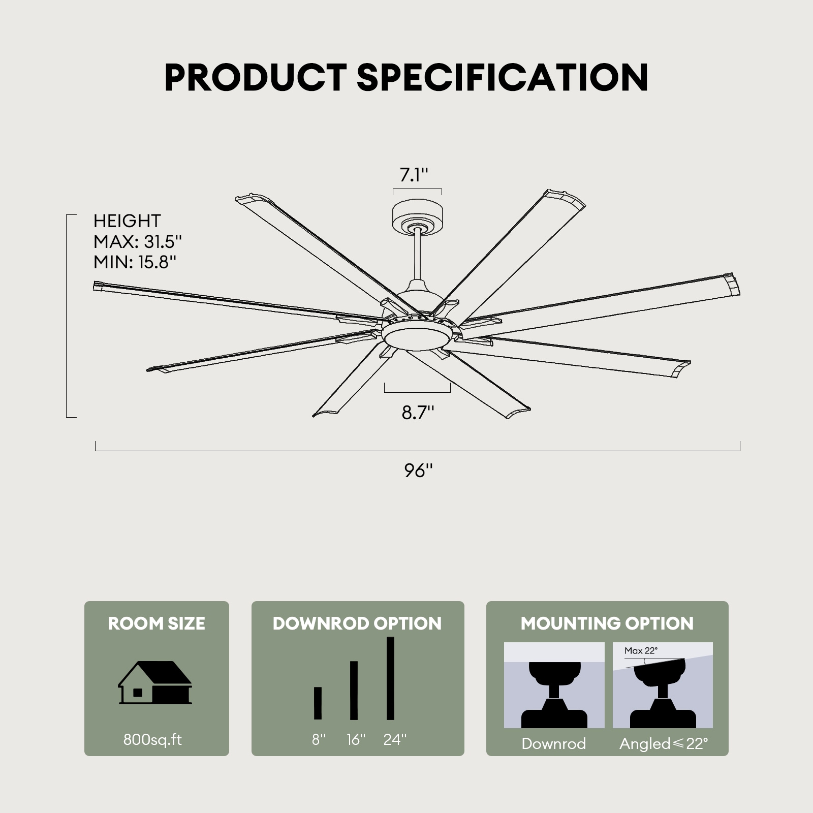 SILJOY FS-8880D-96-01 Ceiling-Fans - View #3