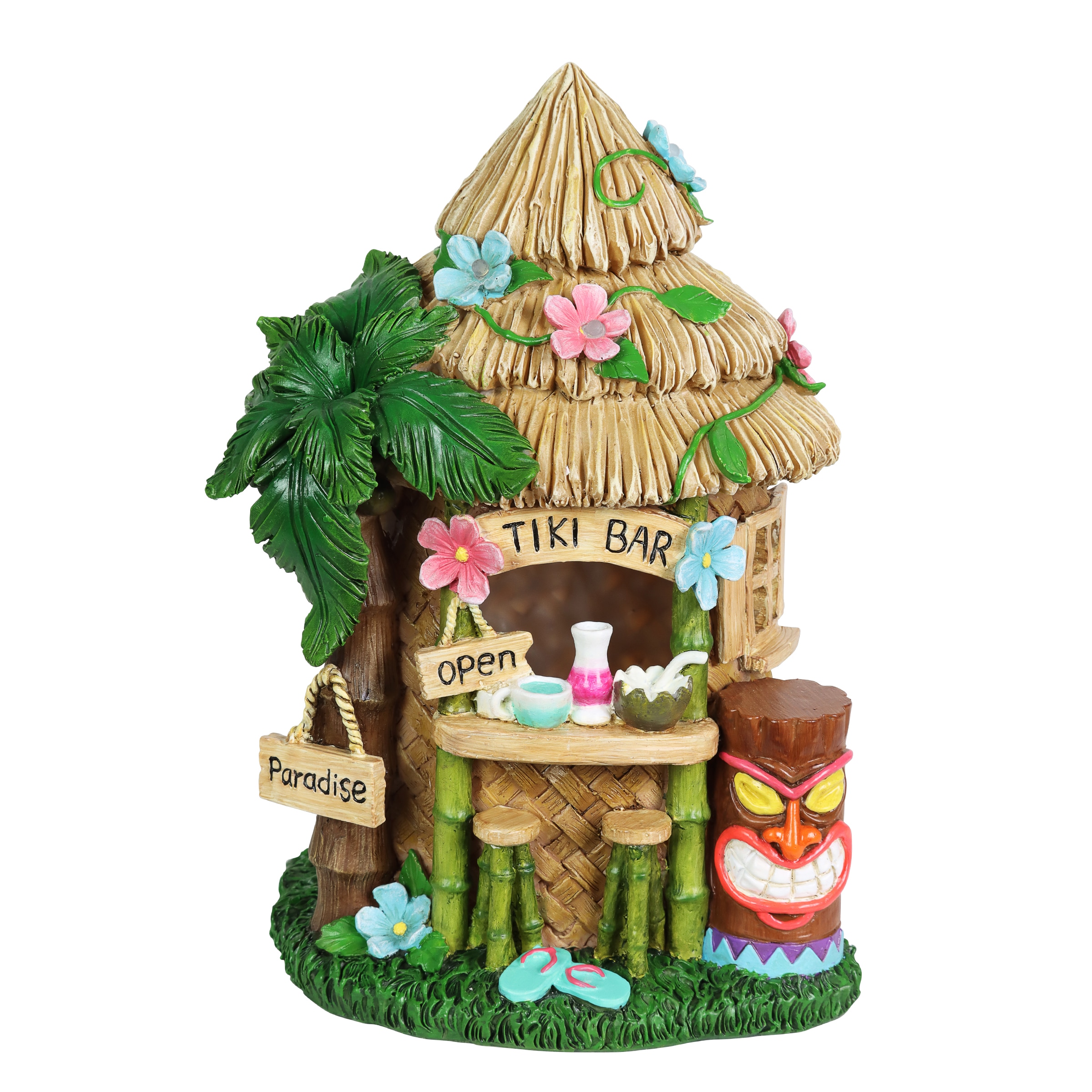 Exhart 73182-RS 11.22-in H x 7.87-in W Multiple colors/finishes Tiki Garden Statue