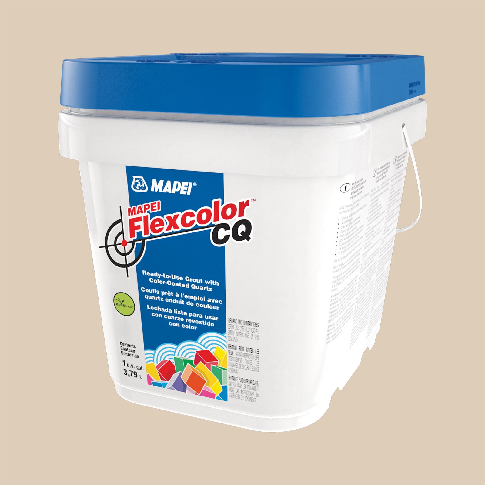 MAPEI 4KA504904 Flexcolor CQ Light Almond #5049 Sanded Acrylic Premix Grout (1-Gallon)