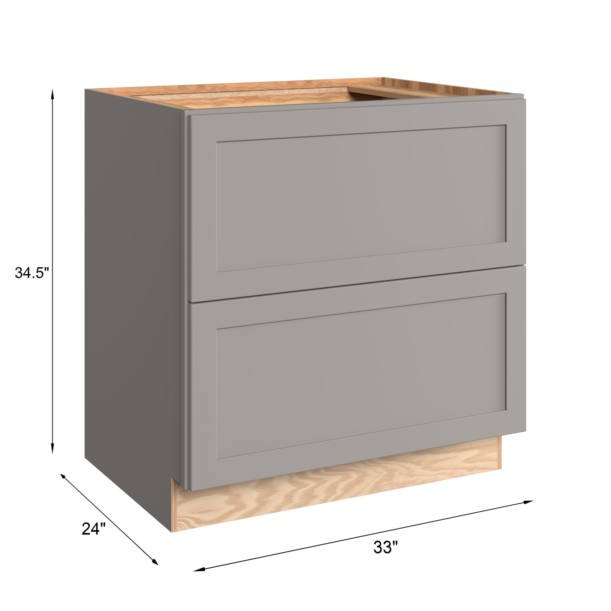 KraftMaid Momentum BPPS33.2G81 Cabinets-Kitchen - View #3