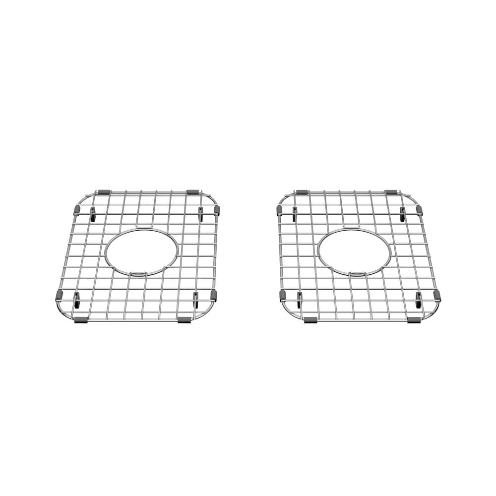 American Standard 8433000.075 Delancey 2 -Pack 13.37-Inches x 9.81-Inches Center Drain Stainless steel Sink grid