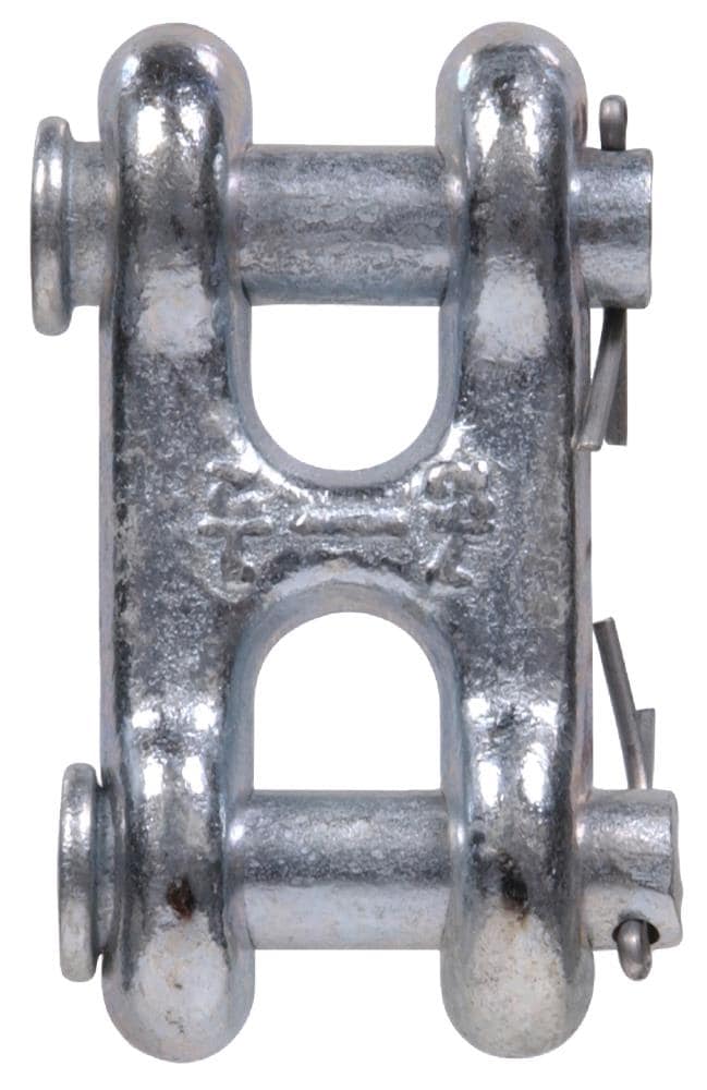 Hillman 322042 Hot Dipped Galvanized Forged Steel Double Clevis Link Fits 3/8-in Chain