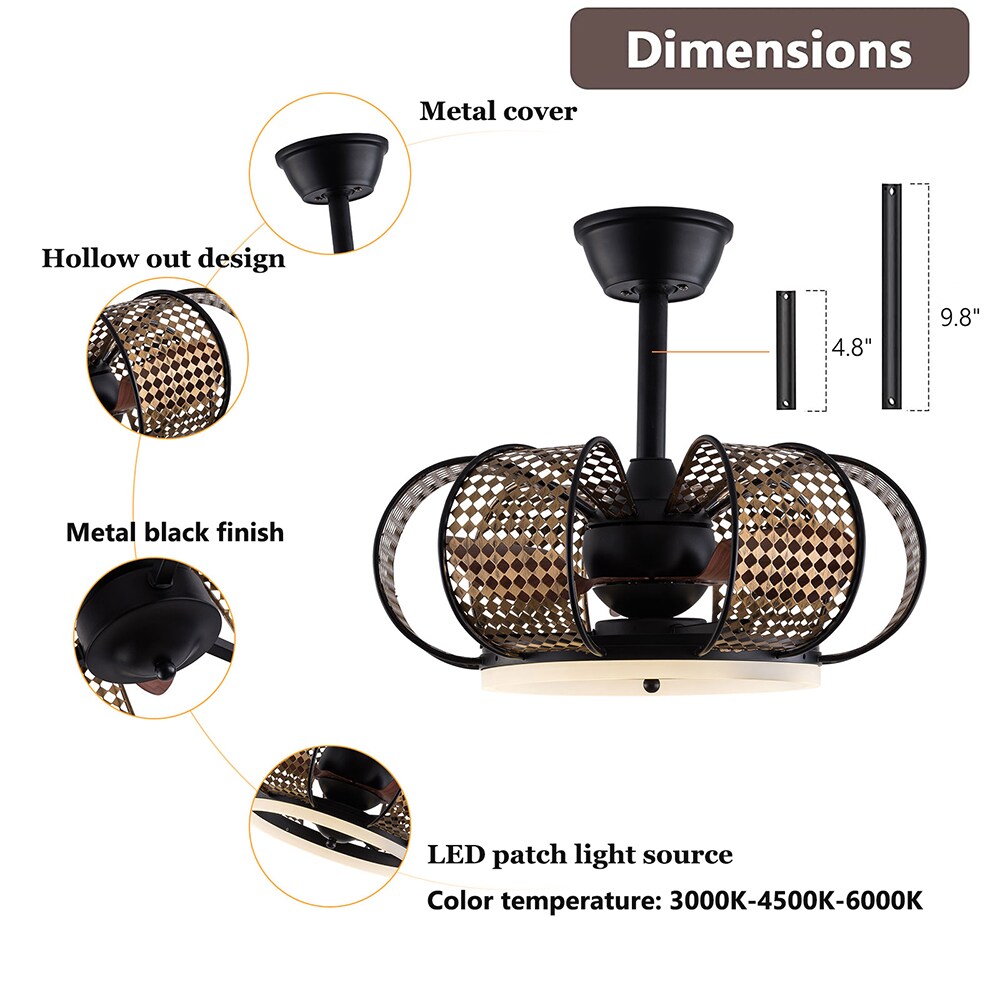 Oukaning JZUCOD2LNSHCX Ceiling-Fans - View #6
