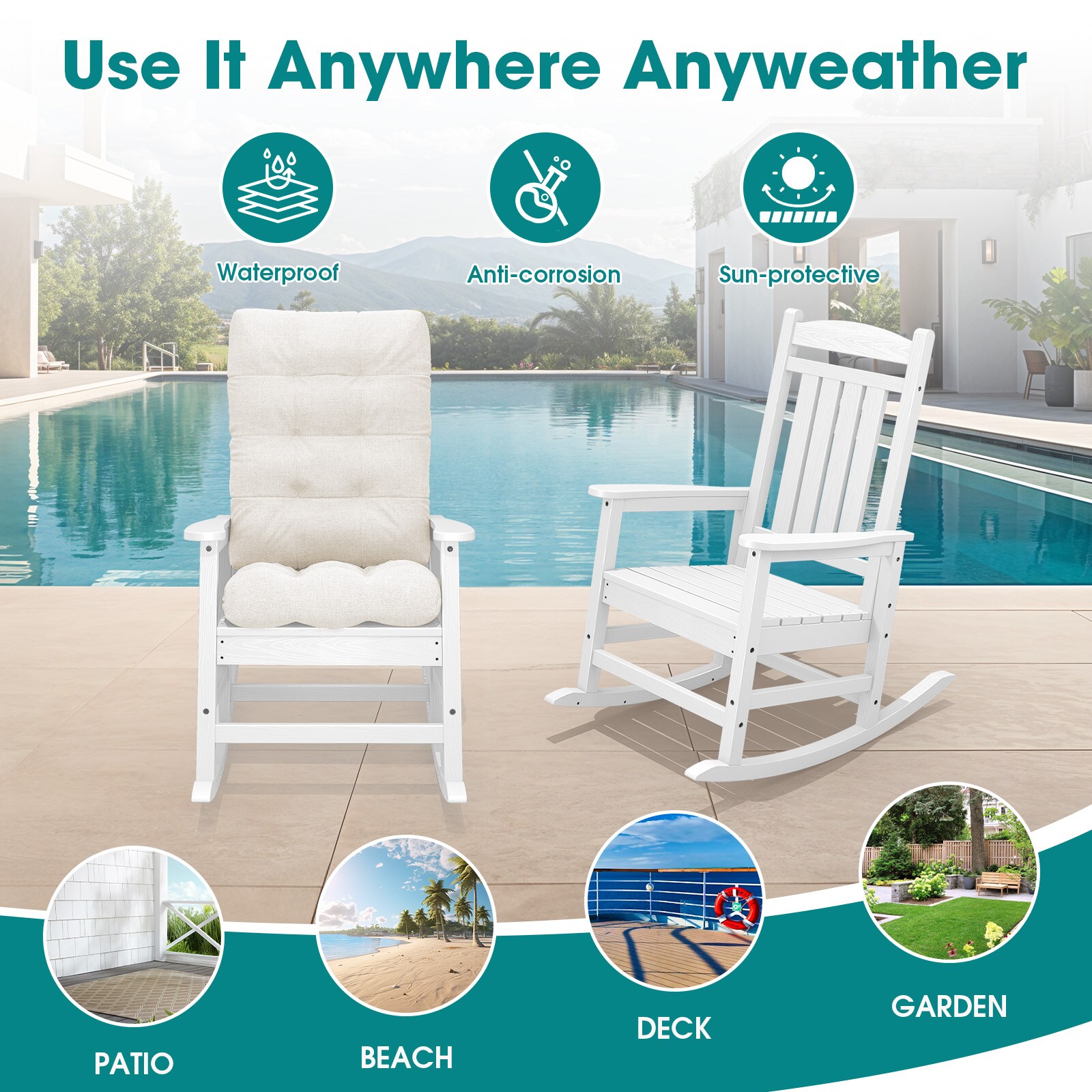 JEAREY 03YY-DZ-WB Patio-Chairs - View #8