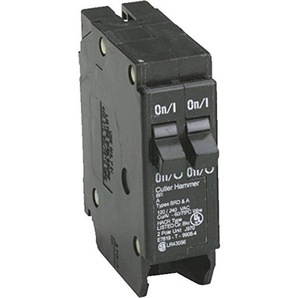 Westinghouse Eaton Corporation Br2020 Single Pole Tandem Circuit Breaker 120V 2-20-Amp #BR2020-2BF0