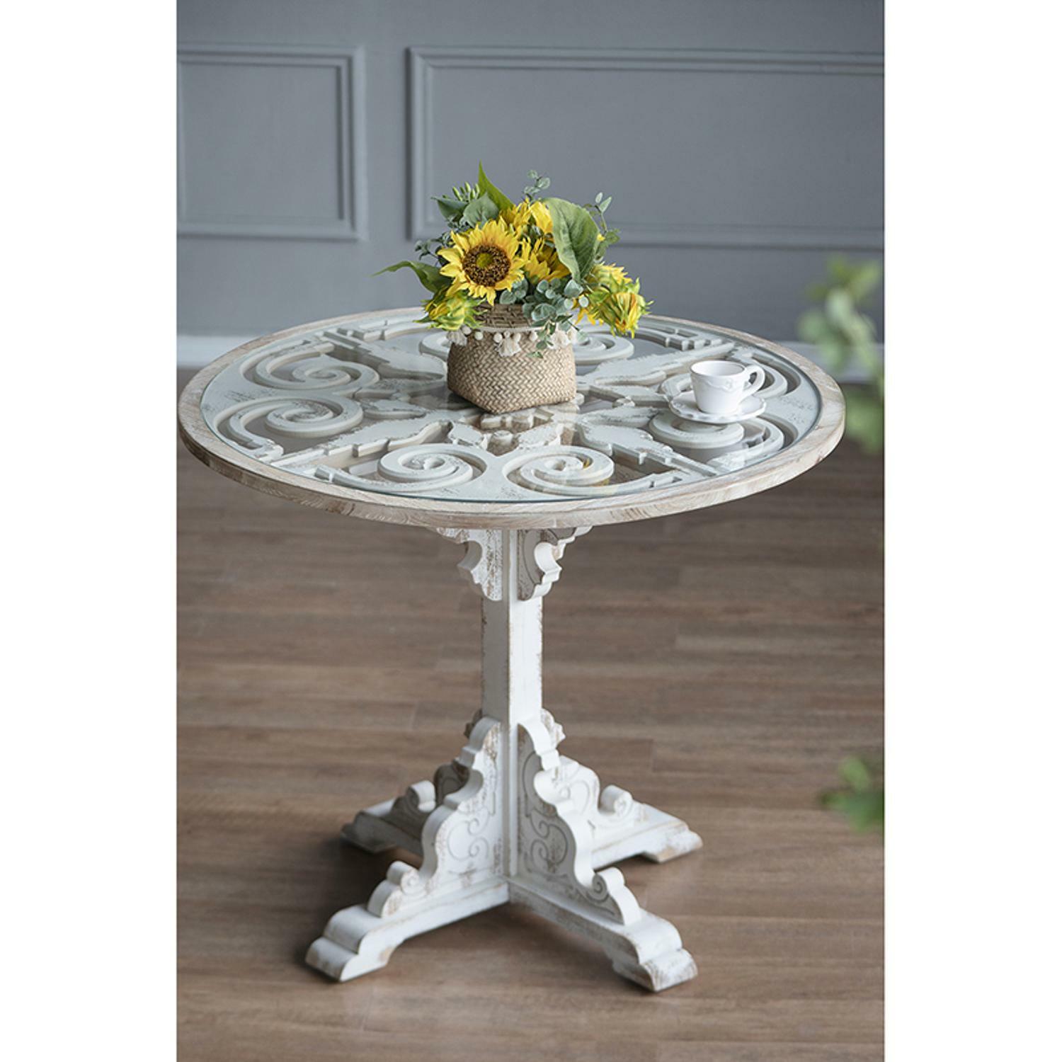 A&B Home White Fir Wood Rustic Coffee Table At Lowes.com