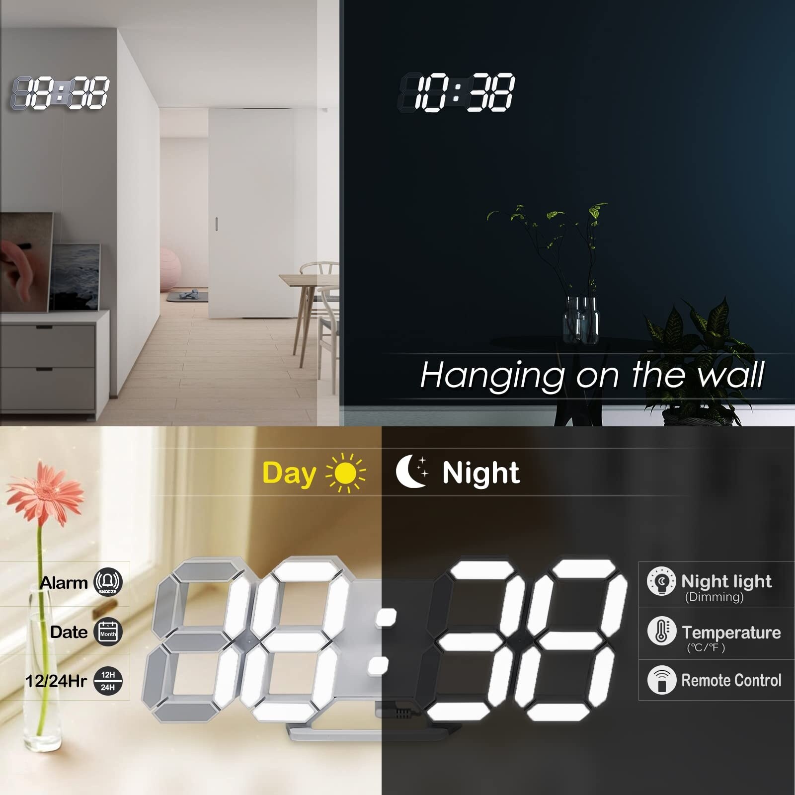Phewnyzo LPW0514W040 Indoor-Outdoor-Clocks - View #2