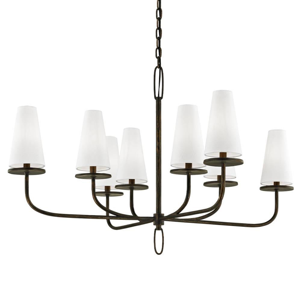 Troy Lighting F6296 Marcel 8-Light Pompeii Bronze Transitional Chandelier