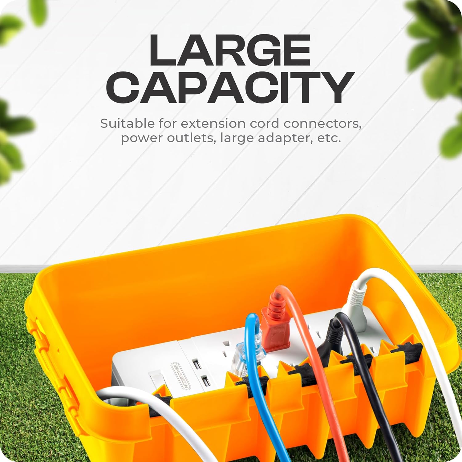 SOCKiTBOX SB ORANGE MEDIUM Receptacle-Covers - View #2