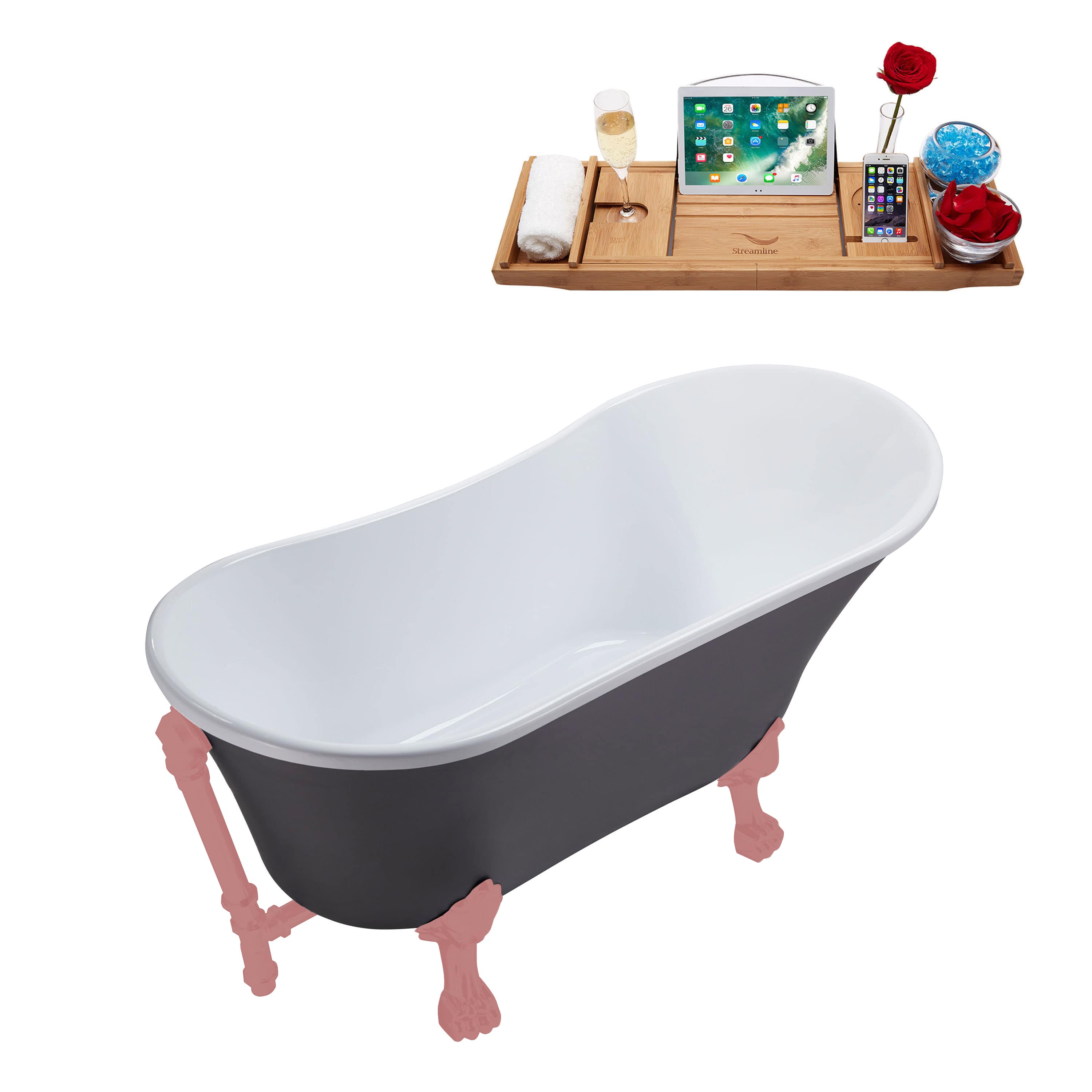 Streamline N355PNK-PNK bathtubs - View #4