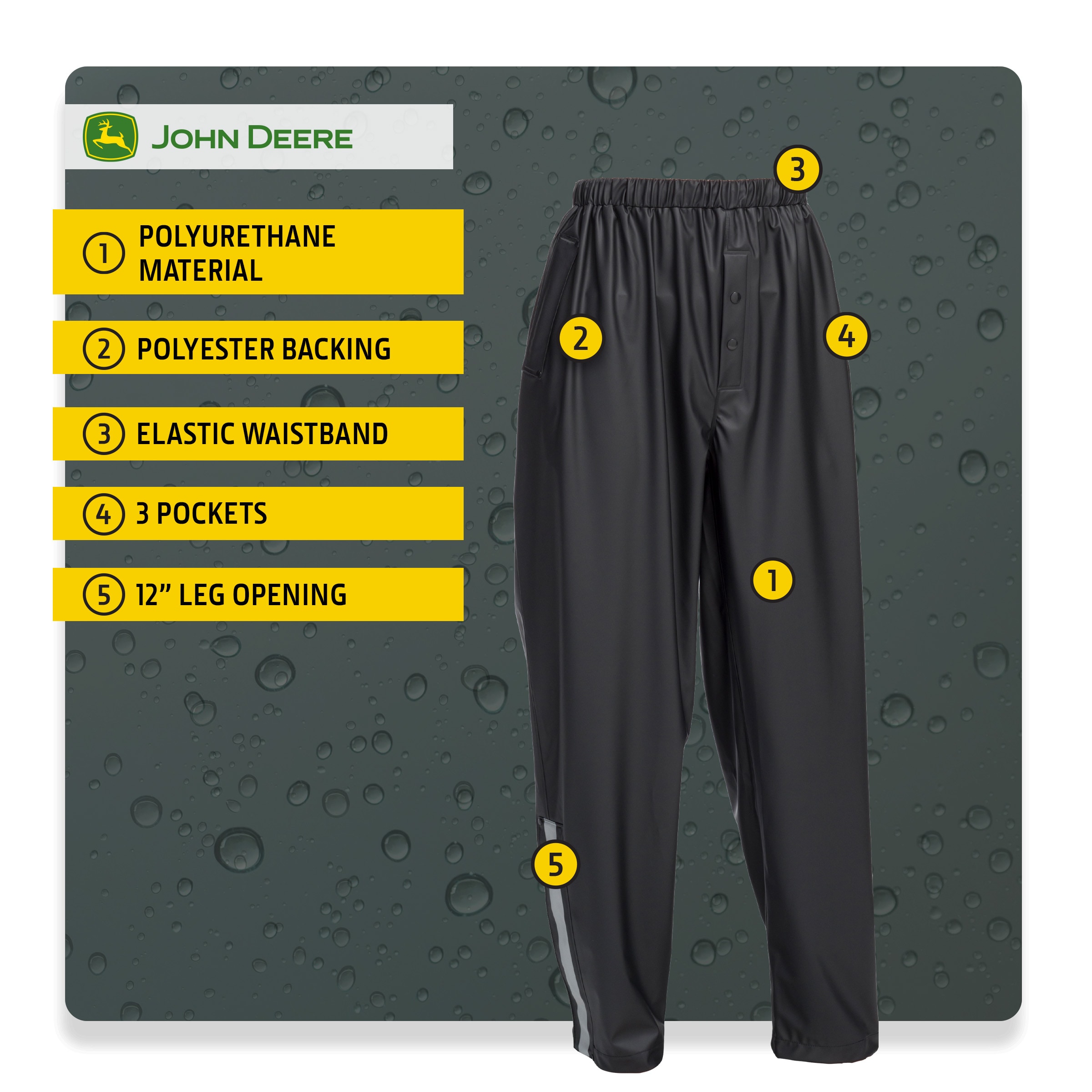 John Deere JD44540P/XL pants - View #2