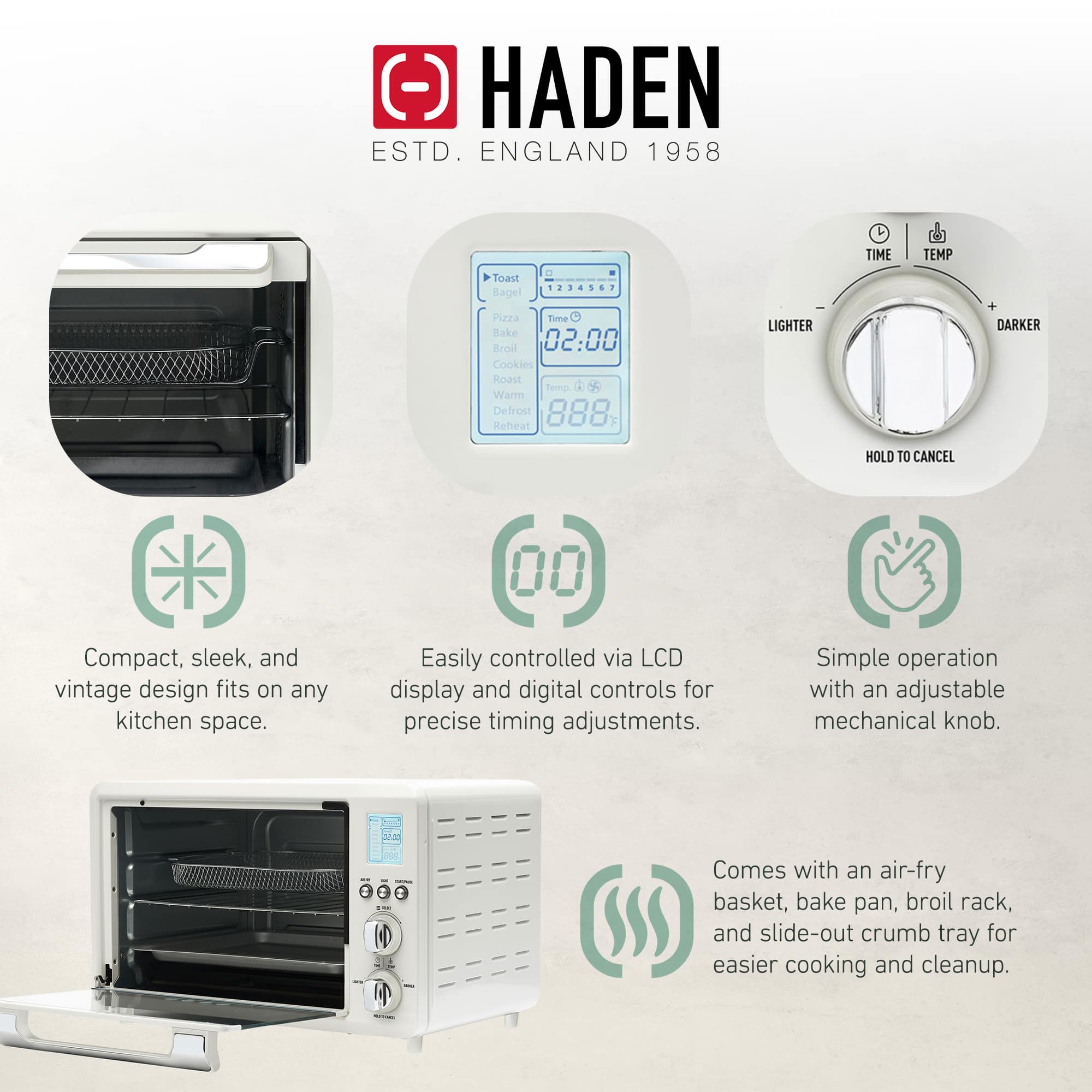 Haden 405989 Countertop-Toaster-Ovens - View #3