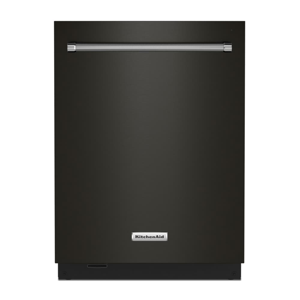 KitchenAid KDTM804KBS 360 MAX JETS 24-in Top Control Built-in Dishwasher With Third Rack ( Black Stainless Steel with PRINTSHIELD ) , 44-Decibel Very Quiet Sound Level