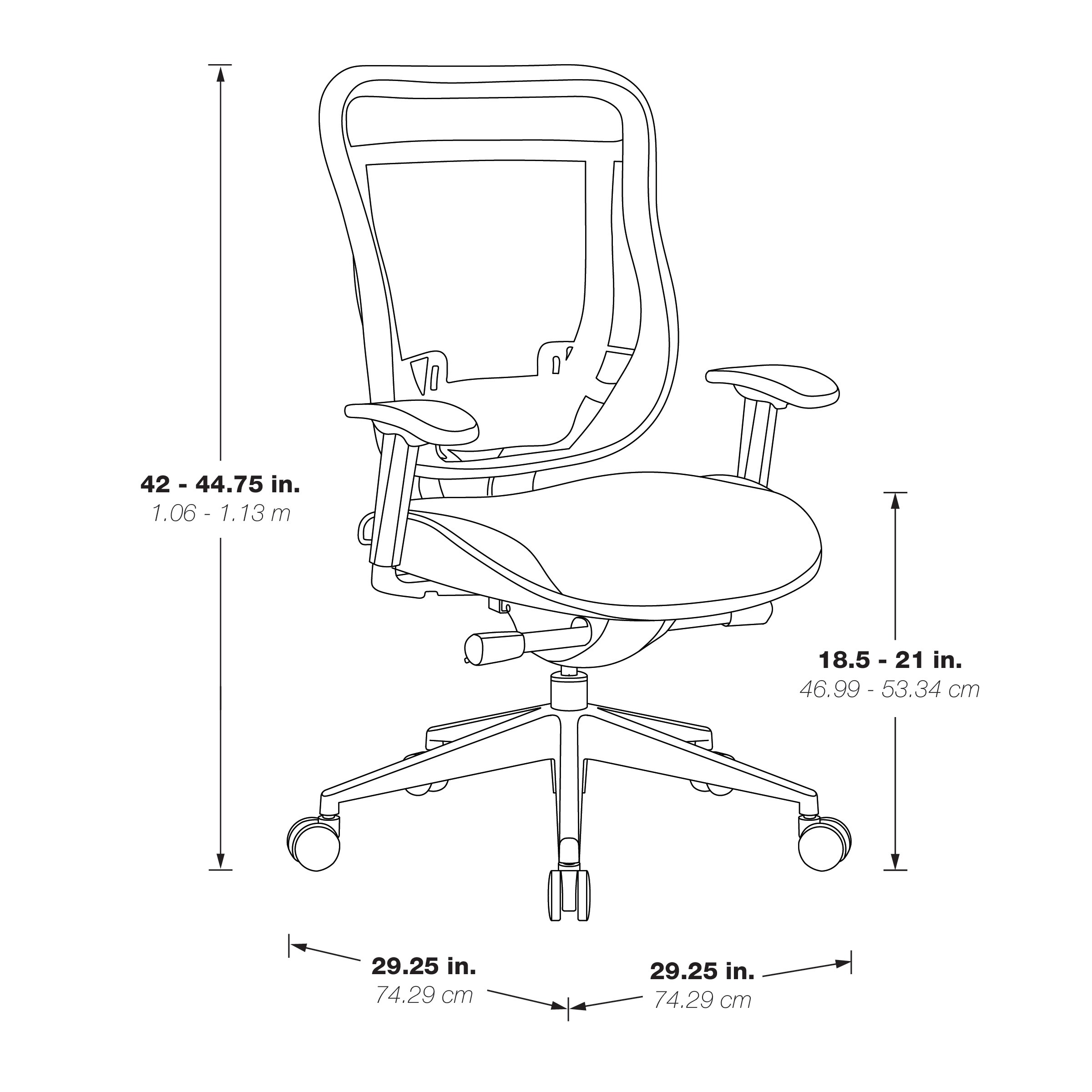 SPACE Seating 818-31G9C18P Office-Chairs - View #8