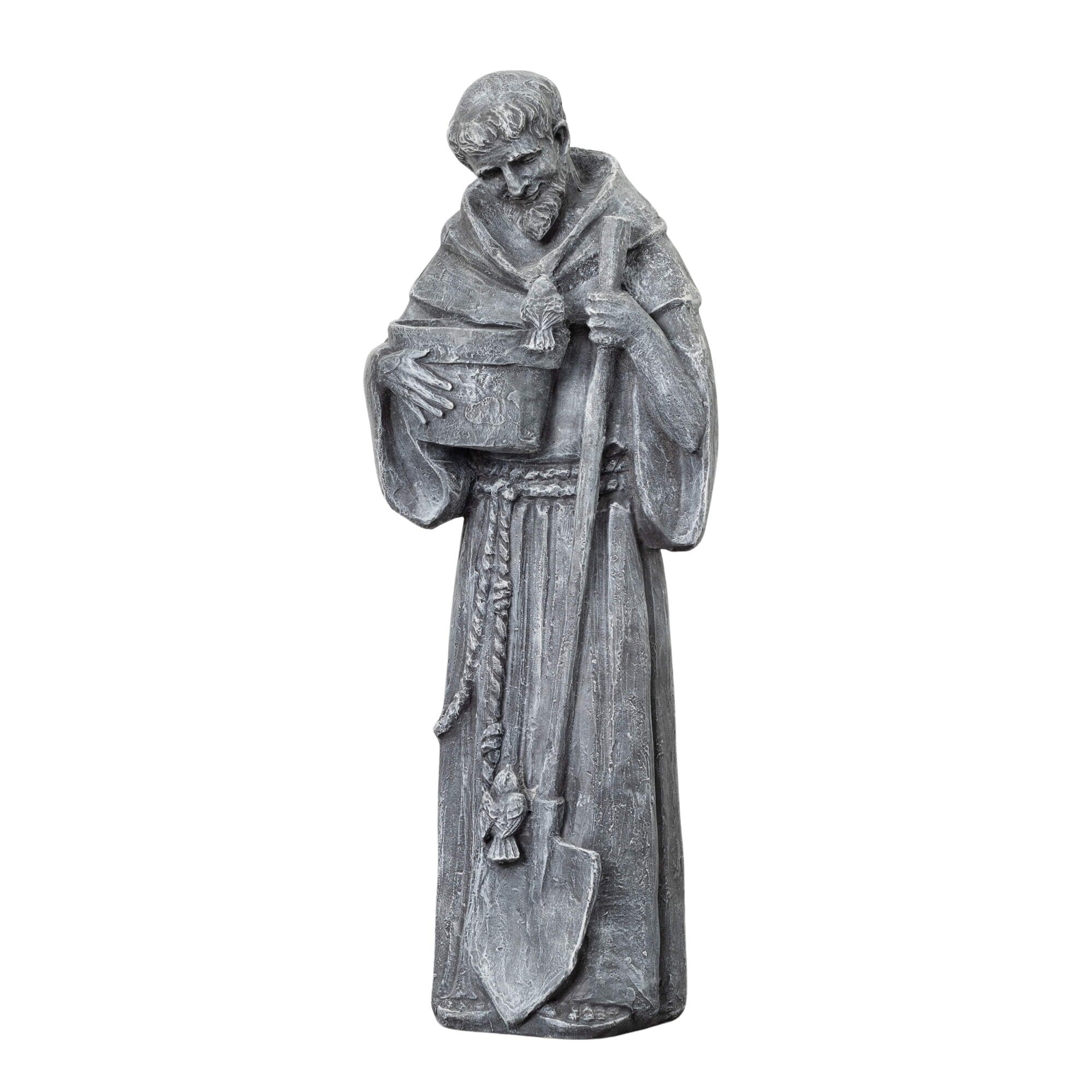 Sullivans N3052 32.5-in 32-in St. Francis Garden Statue, Magnesia
