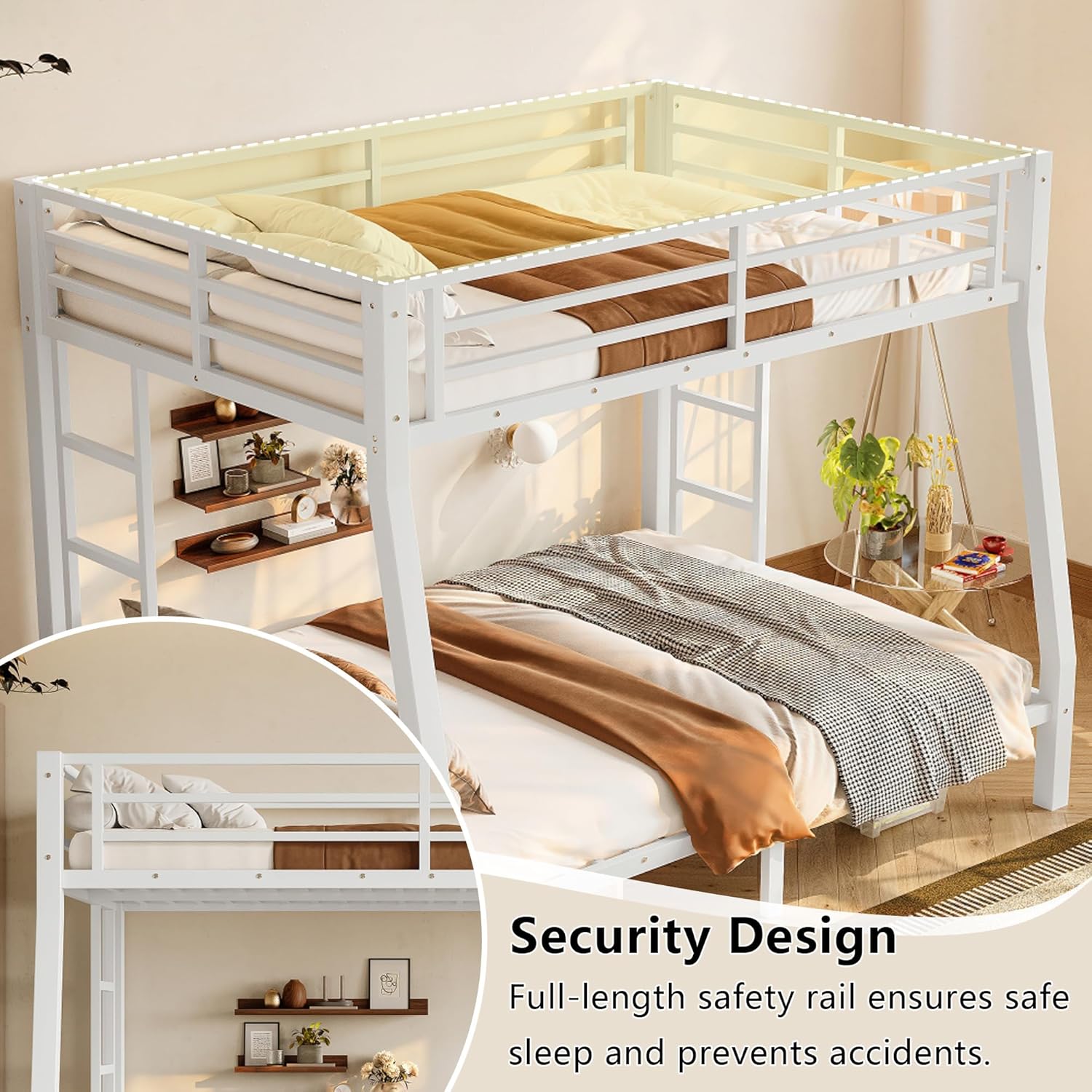 Bellemave Z00288WMFXLQ Bunk-Beds - View #7