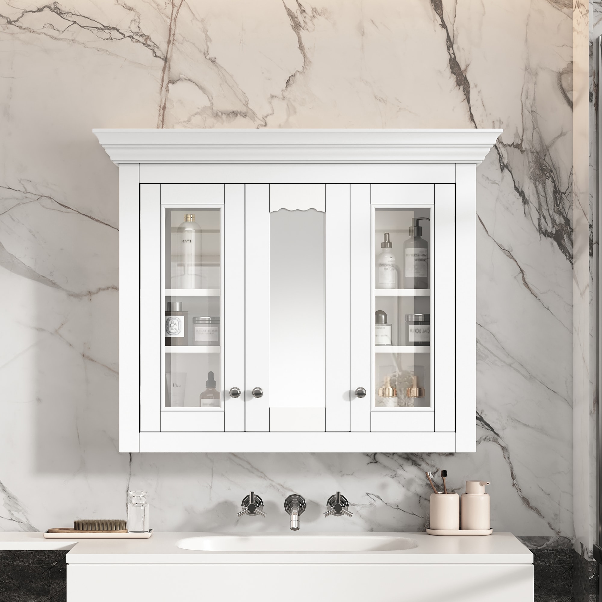 LOVMOR SF-R-N710P264306K Bathroom-Medicine-Cabinets - View #3
