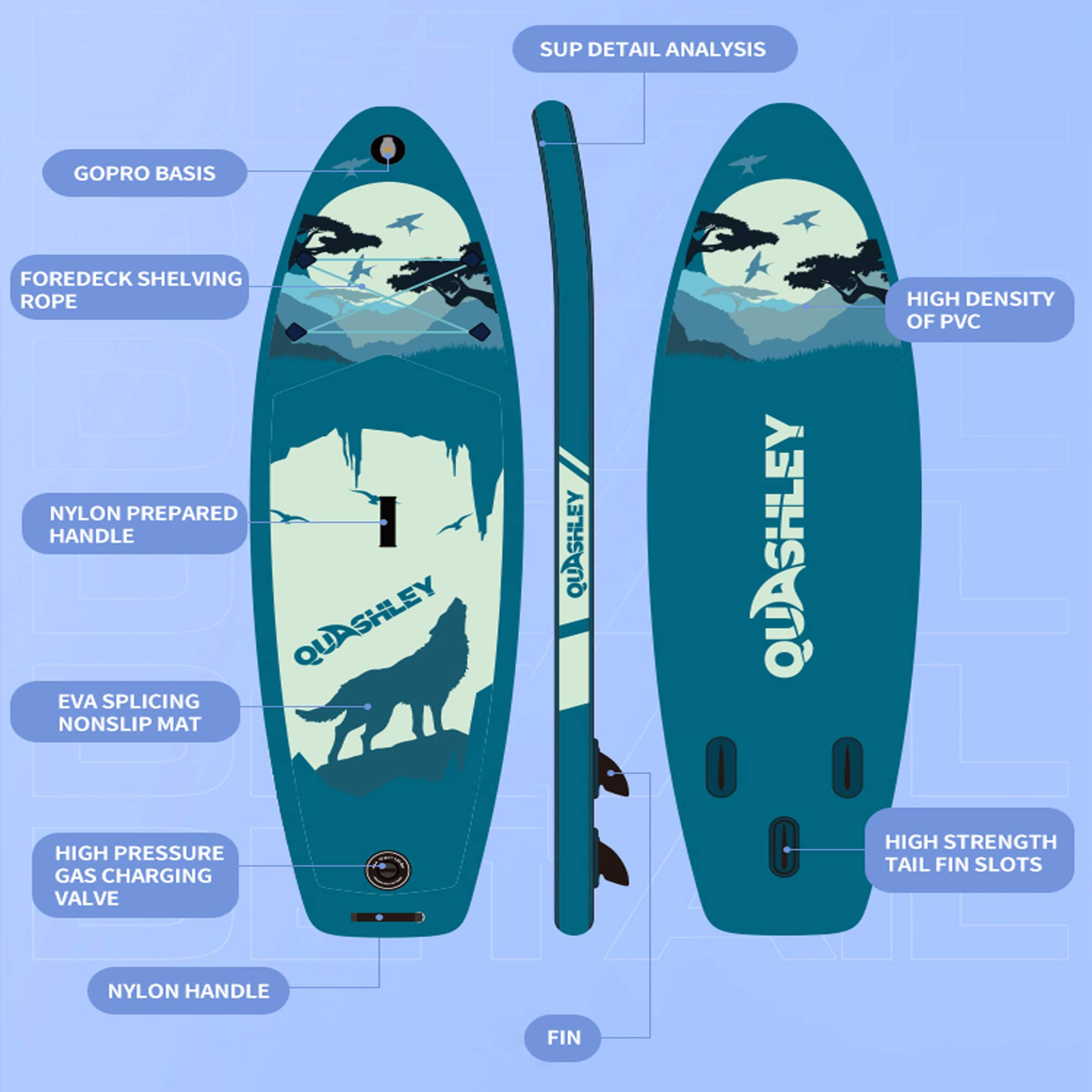 Gaierptone CRXD28A41MH Stand-Up-Paddle-Boards - View #2