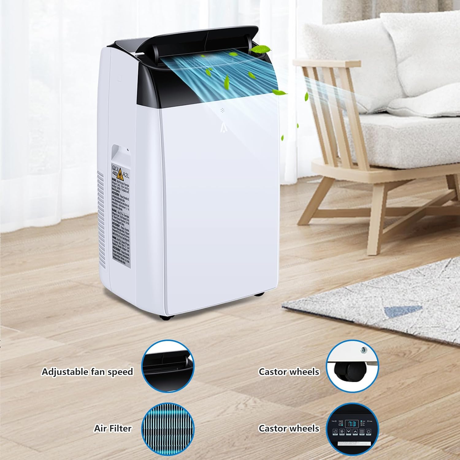 Garvee PHO-0XJ1J44A Portable-Air-Conditioners - View #4
