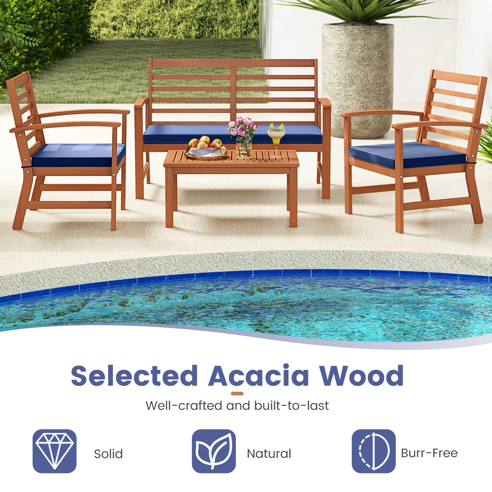 LIVIZA OUJ72078NY Patio-Conversation-Sets - View #6
