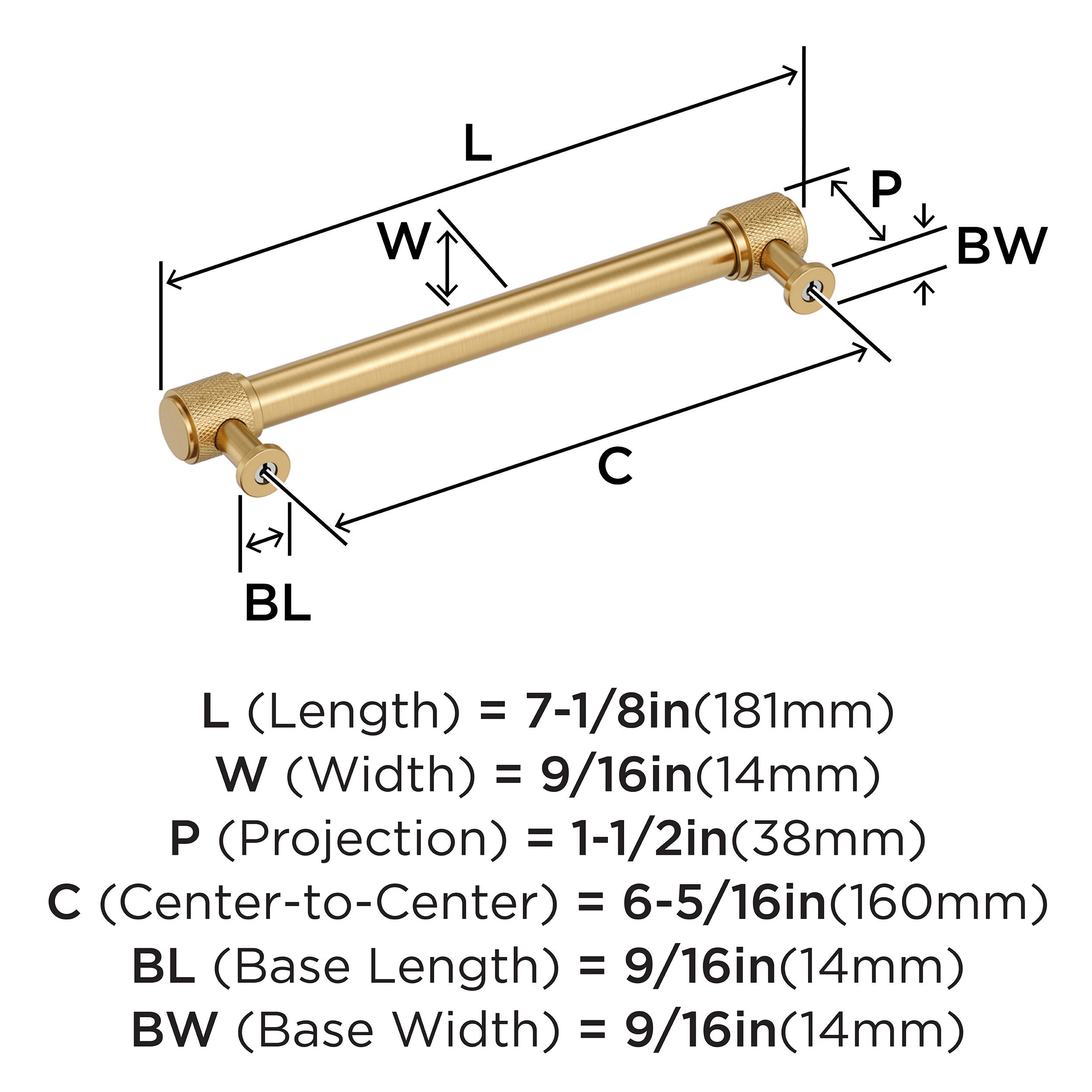 Amerock BP37745CZ Cabinet-Pulls - View #4