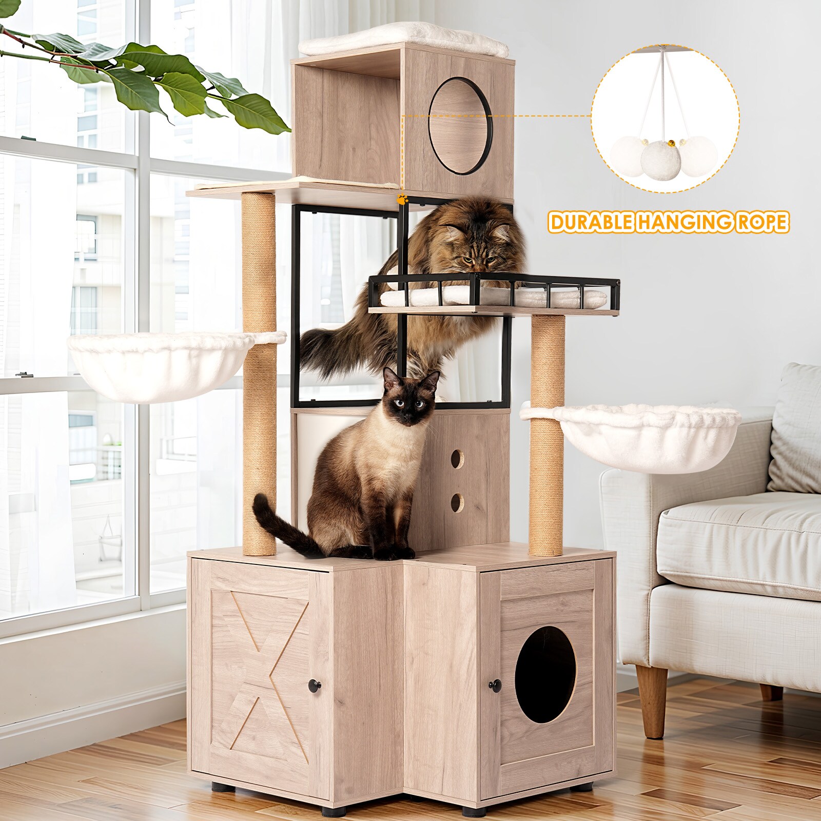 Huluwat DJ-7P304383 Cat-Trees - View #2