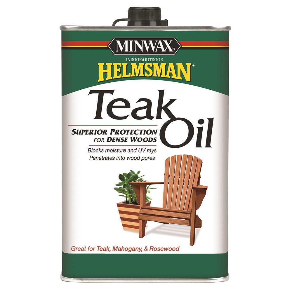 Minwax Clear Teak Oil (1-quart) in the Wood Oils department at