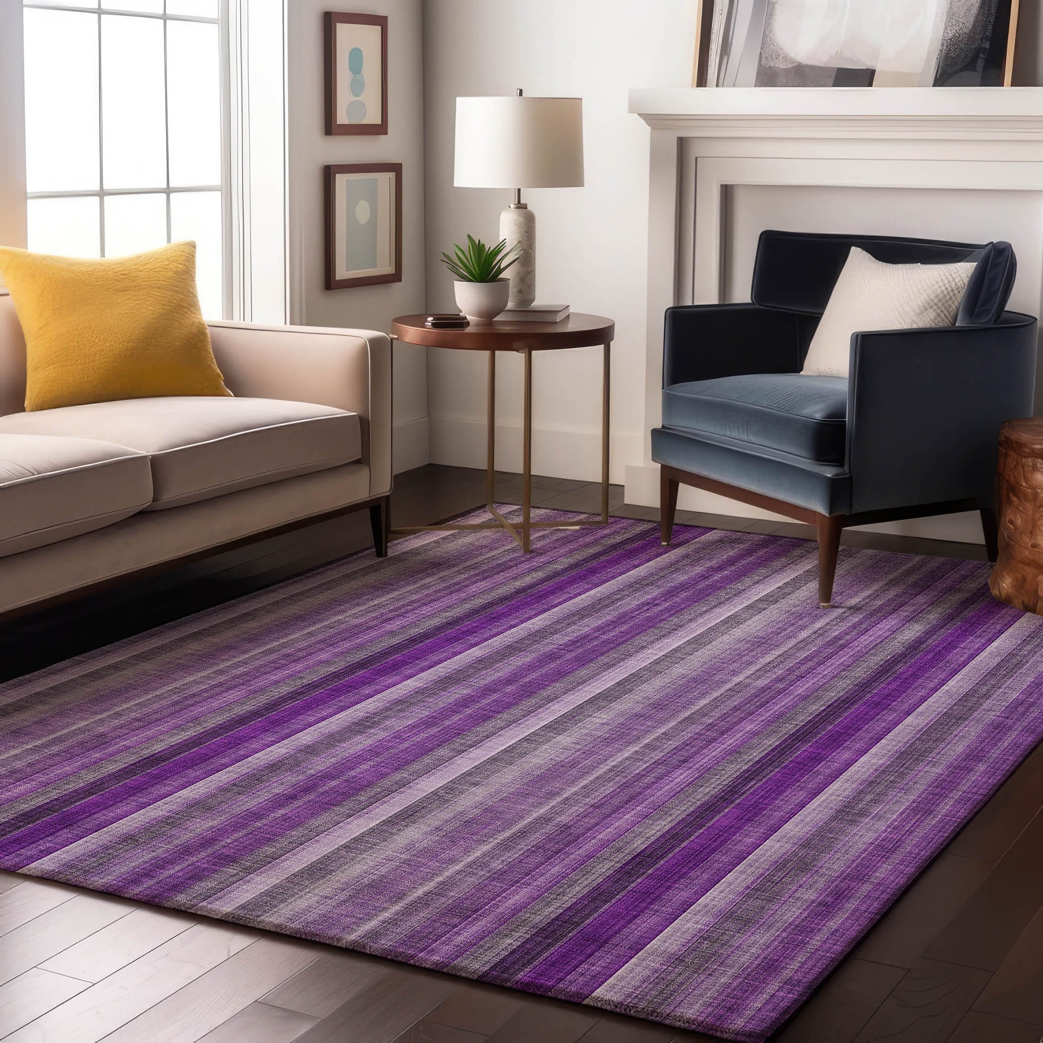 Addison Rugs AMF528RD5X8 Mayfield AMF528RD 5 x 7 (ft) Loomed Polyester Red Rectangular Indoor Abstract Machine washable Area rug