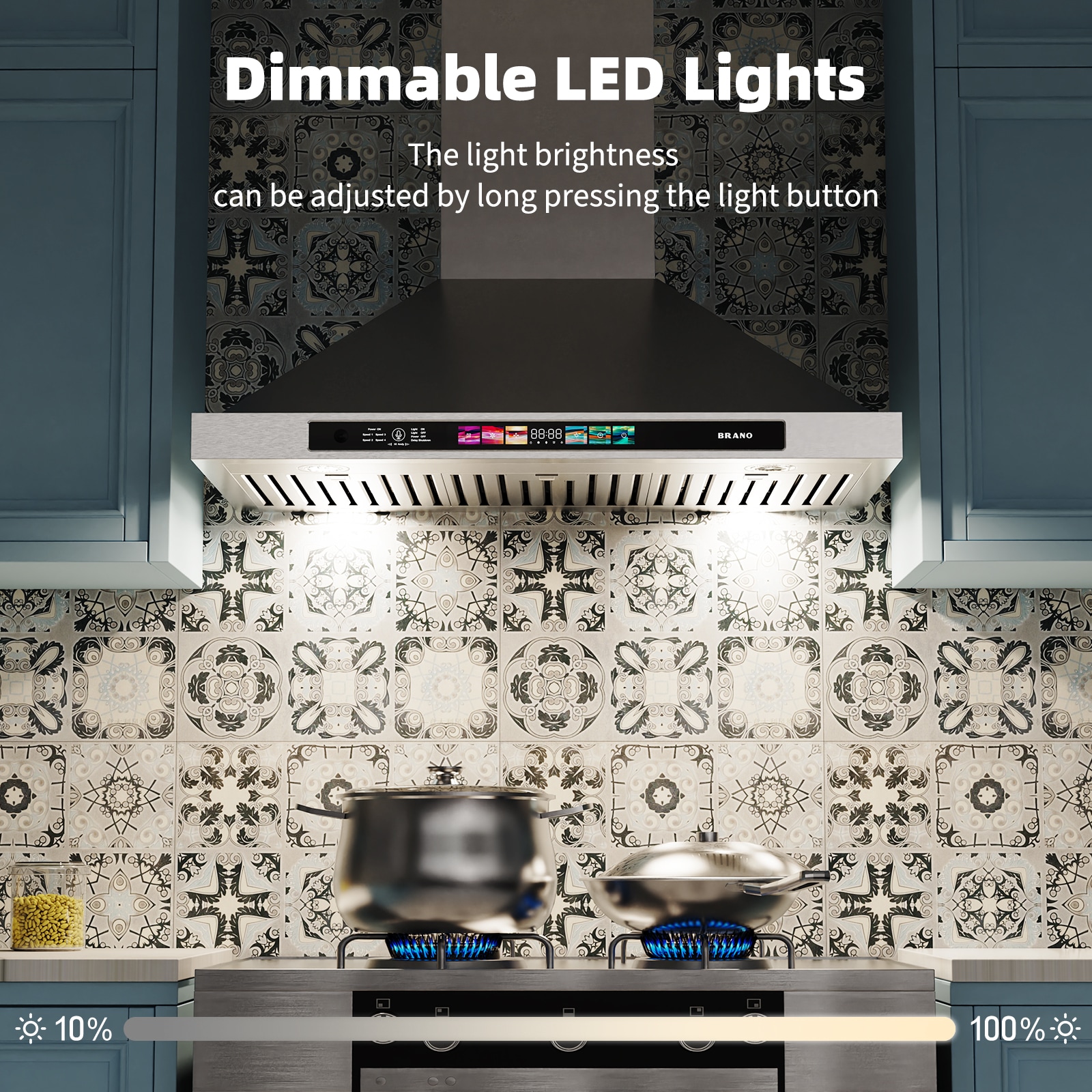 Damerin IU-RD09 Wall-Mounted-Range-Hoods - View #10