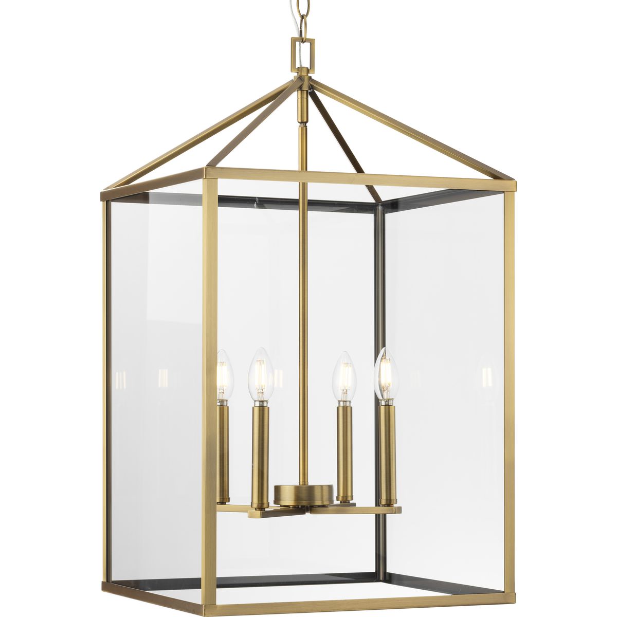 Progress Lighting Hillcrest 4-Light Transitional Chandelier