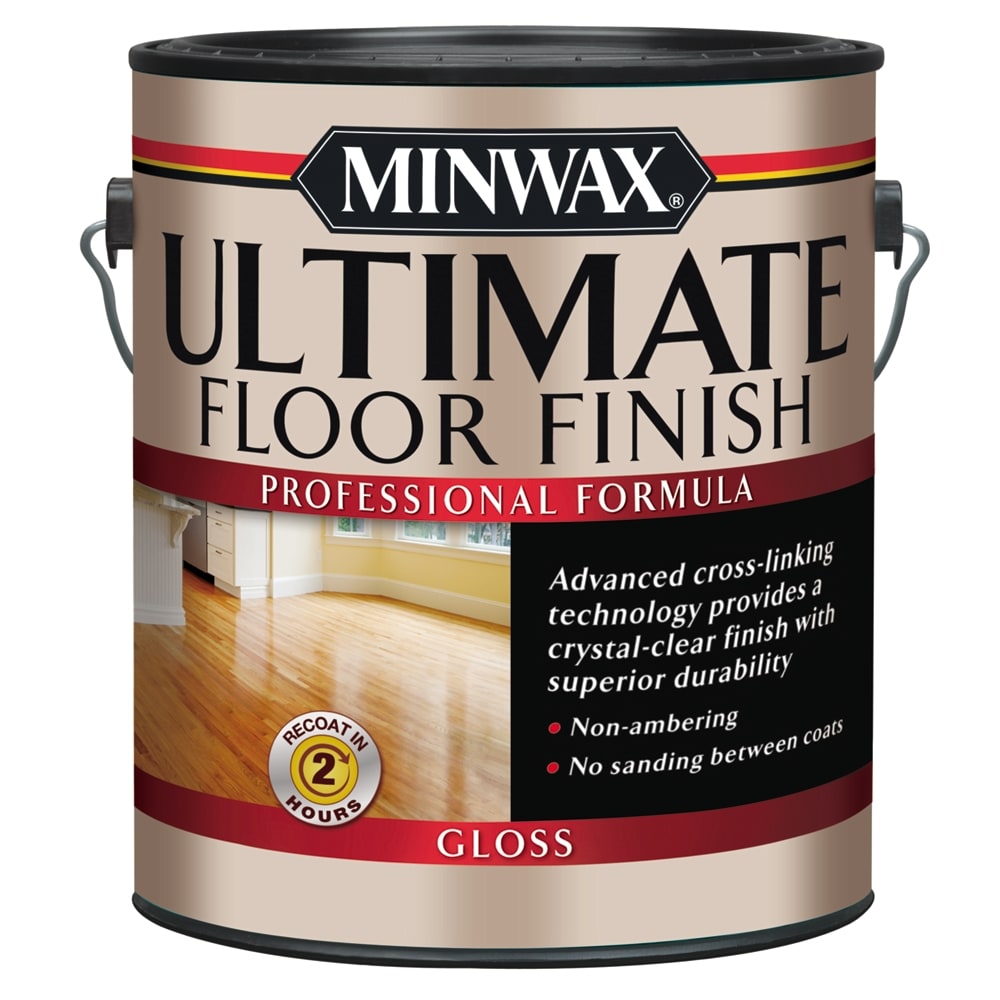 Minwax Polycrylic Water Based Protective Finish, Clear Gloss - 8 fl oz can